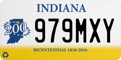 IN license plate 979MXY