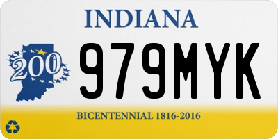 IN license plate 979MYK