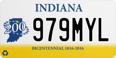 IN license plate 979MYL