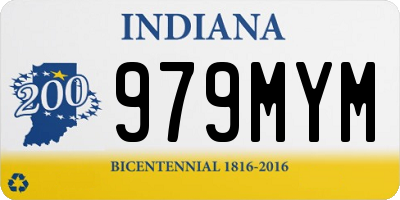 IN license plate 979MYM
