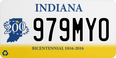IN license plate 979MYO