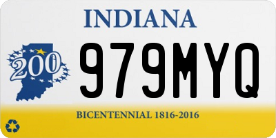 IN license plate 979MYQ