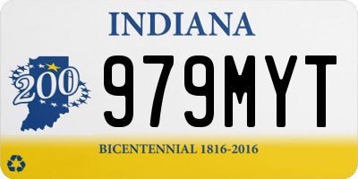 IN license plate 979MYT
