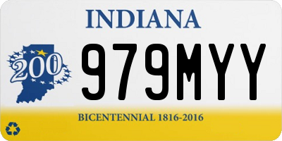 IN license plate 979MYY