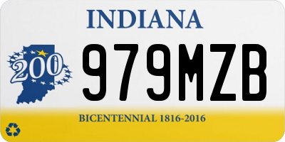 IN license plate 979MZB