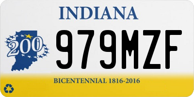 IN license plate 979MZF