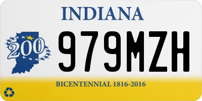 IN license plate 979MZH