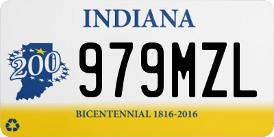 IN license plate 979MZL