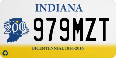 IN license plate 979MZT
