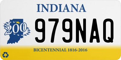 IN license plate 979NAQ
