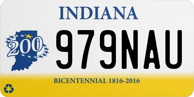 IN license plate 979NAU