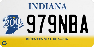 IN license plate 979NBA