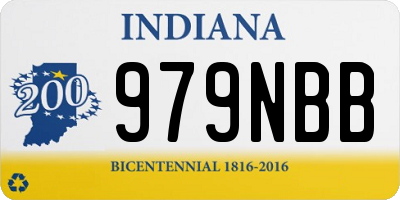 IN license plate 979NBB