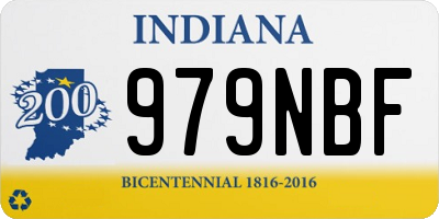IN license plate 979NBF