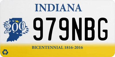 IN license plate 979NBG