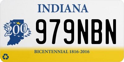 IN license plate 979NBN