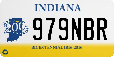 IN license plate 979NBR
