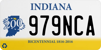 IN license plate 979NCA