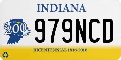 IN license plate 979NCD