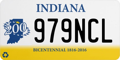 IN license plate 979NCL