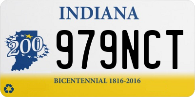 IN license plate 979NCT