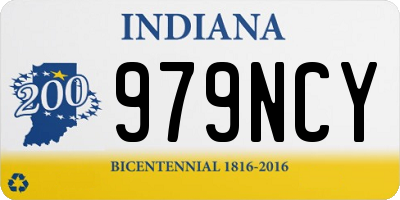 IN license plate 979NCY