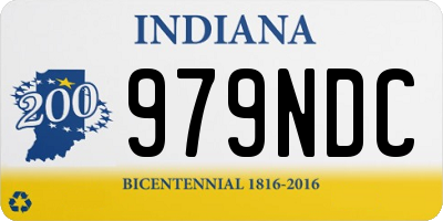 IN license plate 979NDC