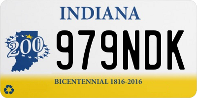 IN license plate 979NDK