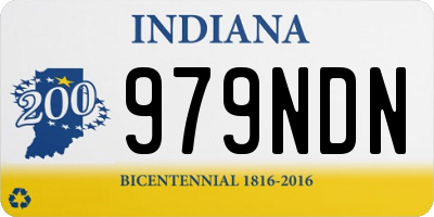 IN license plate 979NDN