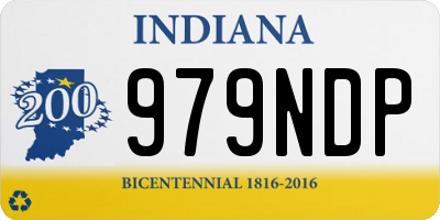 IN license plate 979NDP