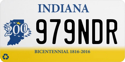IN license plate 979NDR