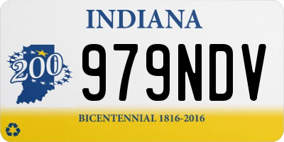 IN license plate 979NDV