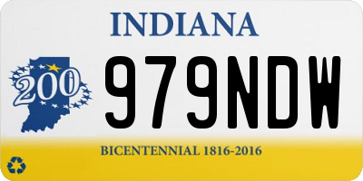 IN license plate 979NDW