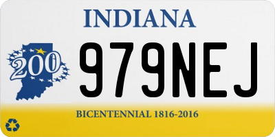 IN license plate 979NEJ