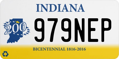IN license plate 979NEP