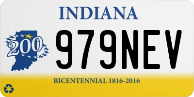 IN license plate 979NEV
