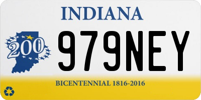 IN license plate 979NEY
