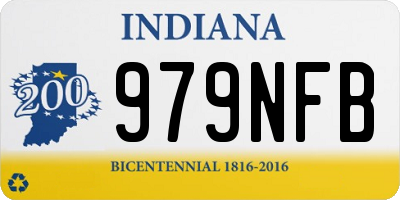 IN license plate 979NFB