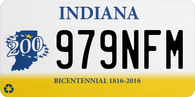 IN license plate 979NFM