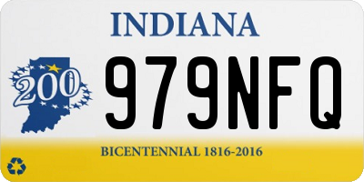 IN license plate 979NFQ