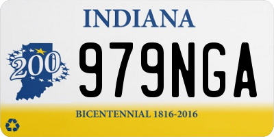 IN license plate 979NGA