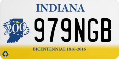 IN license plate 979NGB