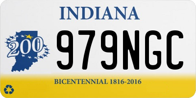 IN license plate 979NGC