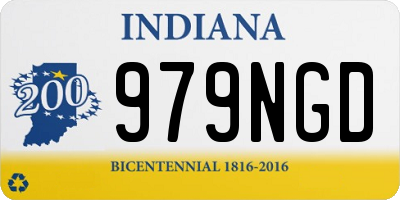 IN license plate 979NGD
