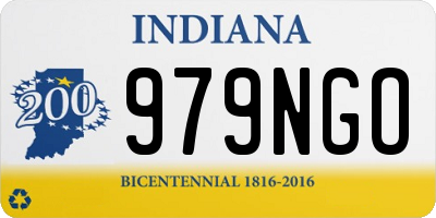 IN license plate 979NGO