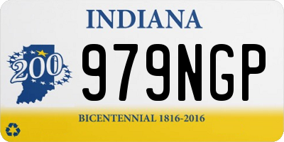 IN license plate 979NGP