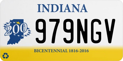 IN license plate 979NGV