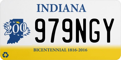 IN license plate 979NGY