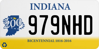 IN license plate 979NHD