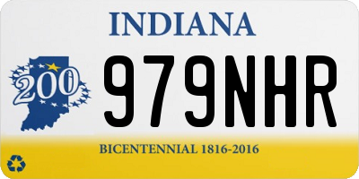 IN license plate 979NHR